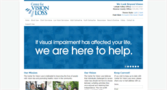 Desktop Screenshot of centerforvisionloss.org